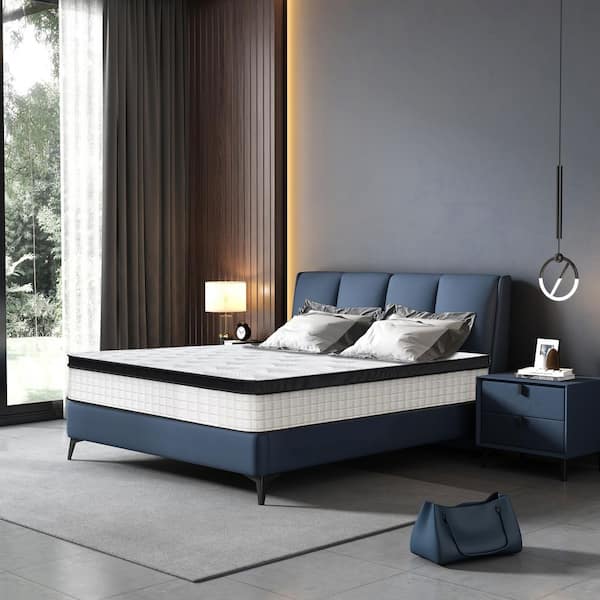 12 in. Twin XL Size Hybrid Mattress, CertiPUR-US Memory Foam and Pocket Springs,OEKO-TEX Cover,Medium Plush,Edge Support