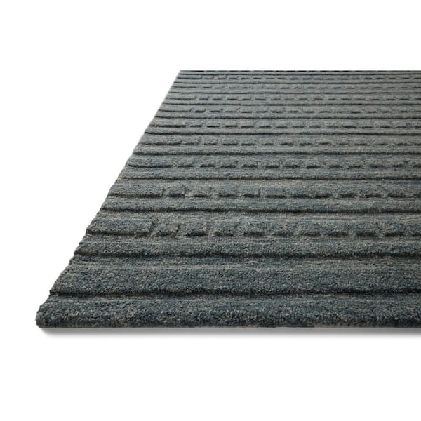 Chris Loves Julia x Loloi Bradley Teal 3 ft. 6 in. x 5 ft. 6 in. Accent Rug