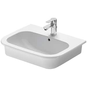 D-Code Bathroom Sink in White