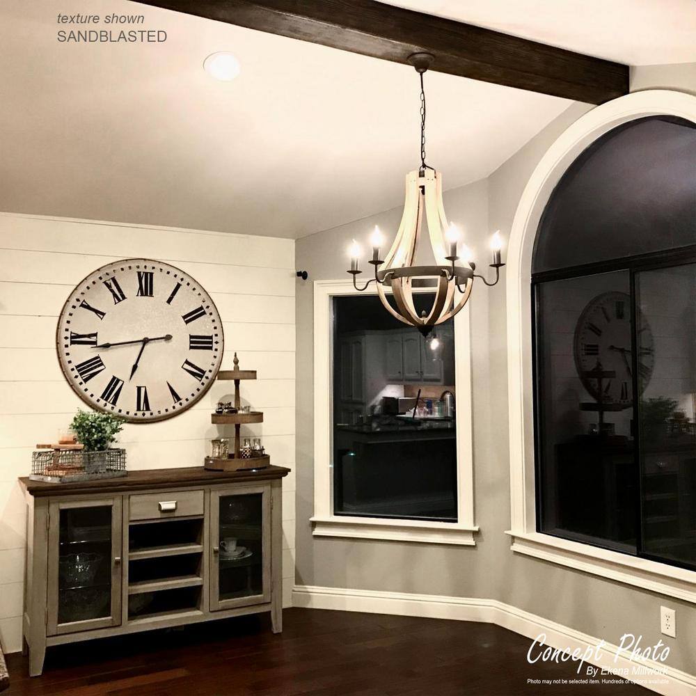 Natural Pecan Faux Wood U-Beam 6" x 6" x 8'
