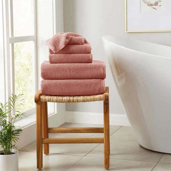 Desert Rose 6-Piece Cotton Quick-Dry Towel Set