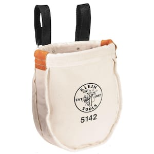 Tool Bag, Canvas Utility Bag, Interior Pocket, 9 x 8 x 10-Inch