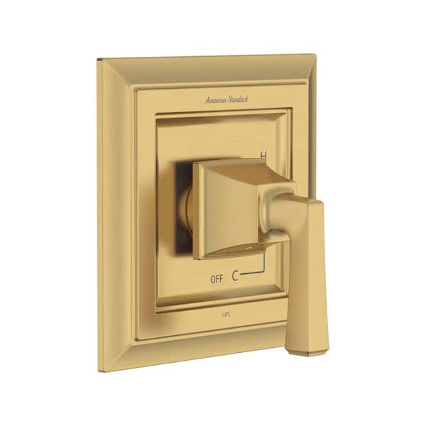 American Standard Town Square S 1-Handle Valve Trim Kit for Flash Rough-in Valves in Brushed Cool Sunrise (Valve Not Included)