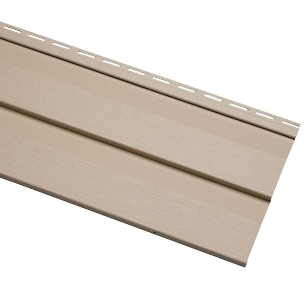 Progressions 10.6 in. x 145 in. Double Dutch Lap Vinyl Wicker Siding