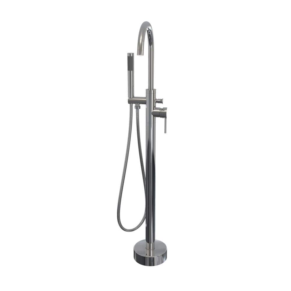 MAAX Linosa SingleHandle Freestanding Tub Faucet with Hand Shower in Chrome 10045542084 The