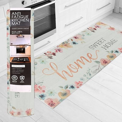 Carpet Kitchen Rimmed Runner Non-Slip Various Sizes Home Shabby Chic Hearts