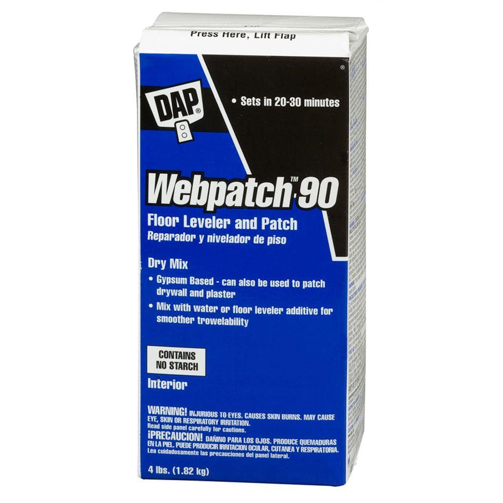 DAP 4 lbs. Webpatch 90 General-Purpose Floor Leveler and Patch 10314 ...