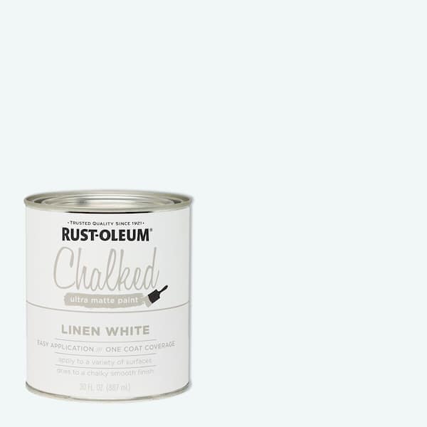 Rust-Oleum 30 oz. Chalked Linen White Ultra Matte Interior Paint (2-Pack)