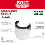 BOLT Clear Dual Coat Lens Full Face Shield