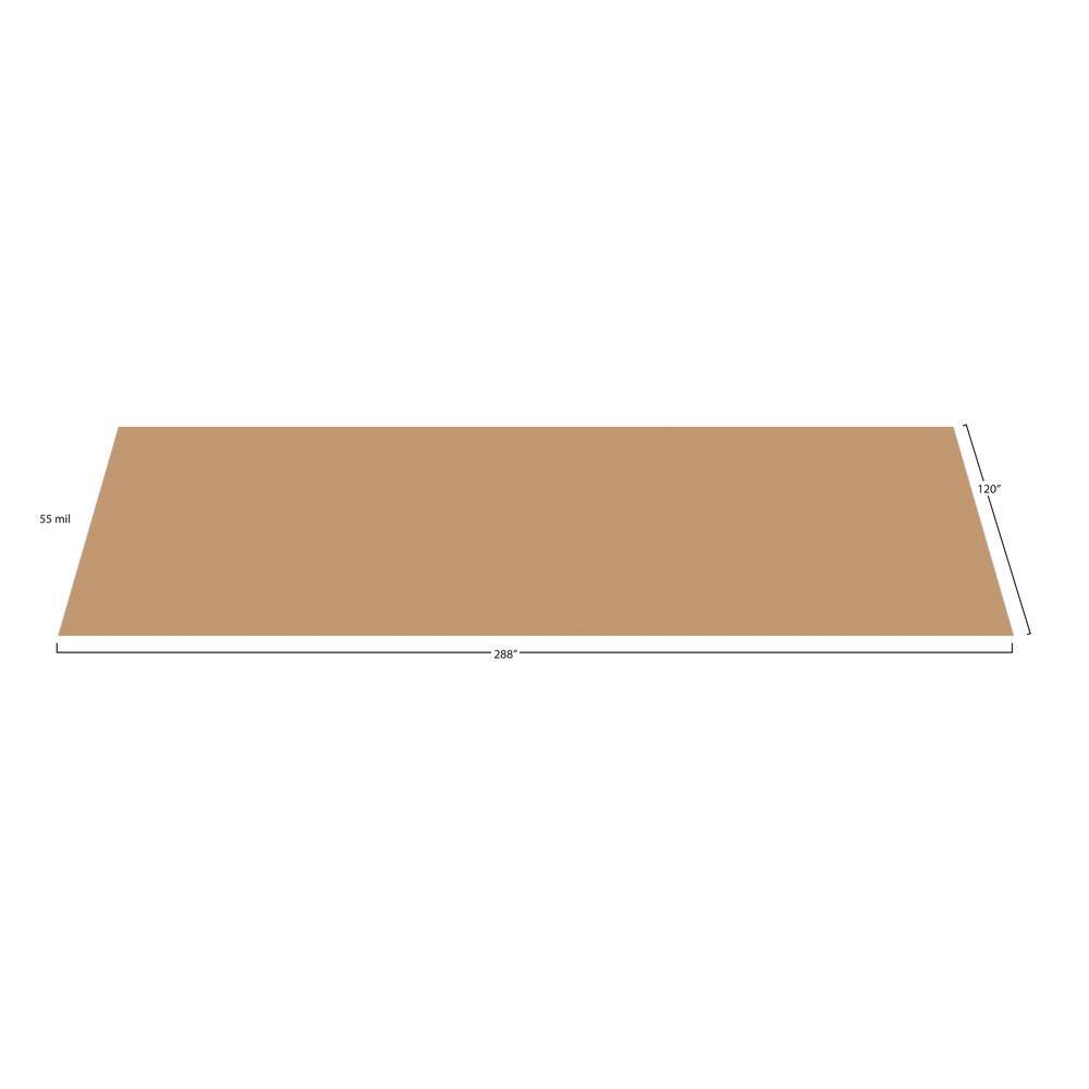 Sandstone Vinyl Garage Floor Roll with Levant Texture