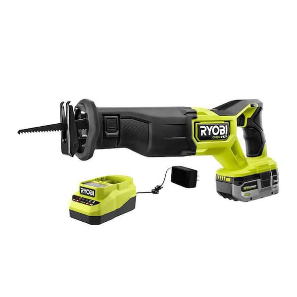 ONE+ HP 18V Brushless Cordless Reciprocating Saw Kit with 4.0 Ah HIGH PERFORMANCE Battery and Charger