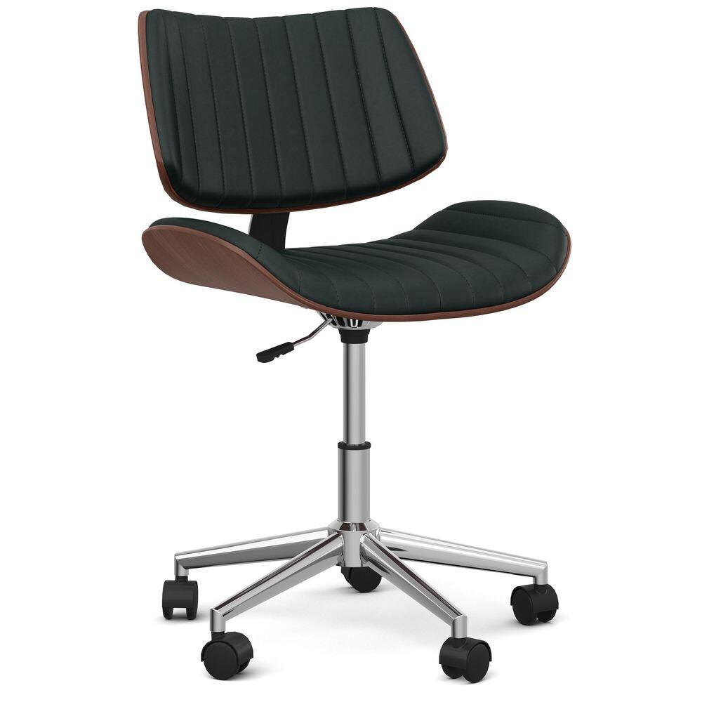 Simpli Home Forster Black Bentwood Office Chair AXCFOROCBL The Home