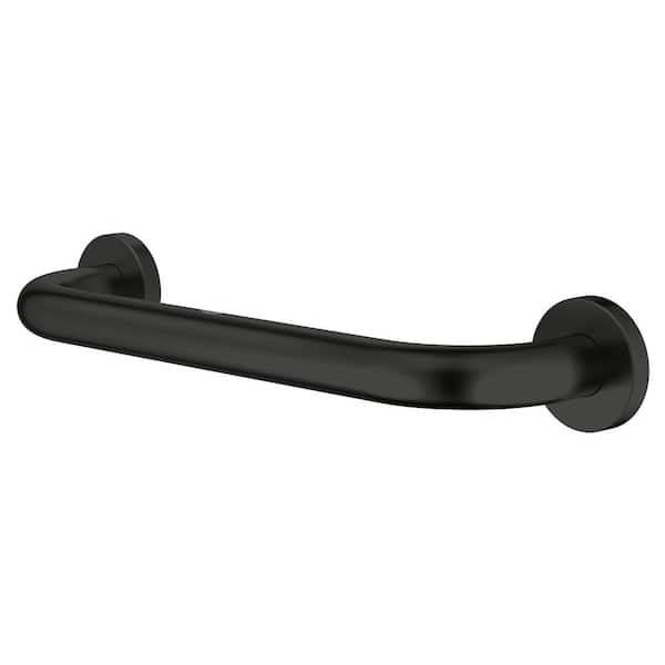 GROHE Essentials 12 in. Grip Bar in Matte Black 404212431 - The