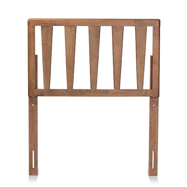 Baxton Studio Duncan Brown Twin Headboard