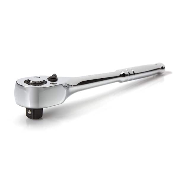 TEKTON 1/2 in. Drive 10 in. Polished Quick-Release Ratchet
