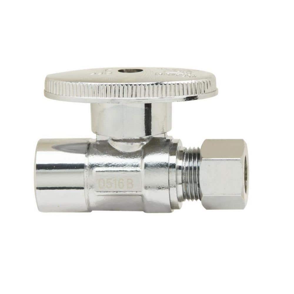 Plumbshop 1 2 In Sweat X 3 8 In Compression 1 4 Turn Straight Stop 