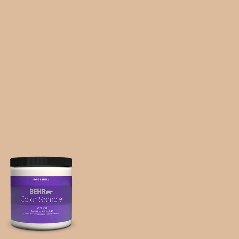 BEHR PREMIUM PLUS 8 oz. PPU3-09 Pumpkin Cream Eggshell Enamel Interior  Paint & Primer Color Sample B320416 - The Home Depot
