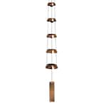 Signature Collection, Woodstock Temple Bells, Quintet, 32 in. Copper Wind Bell