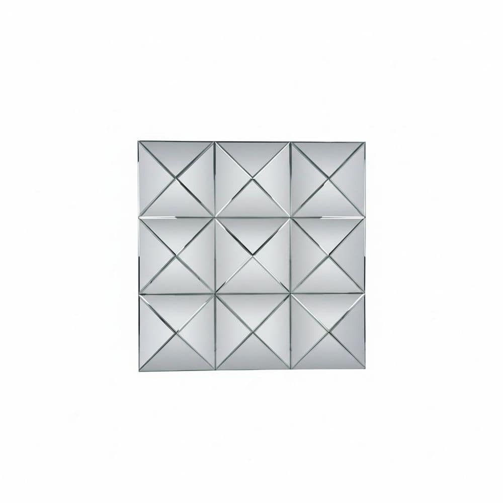 31.50 in W x 31.50 in. H Silver Square Beveled Glass Wall Mirror price history on PriceWatchPro