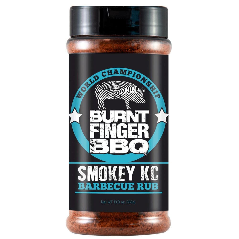 BURNT FINGER BBQ 13 oz. Smokey Kansas BBQ Rub OW85551 The Home Depot