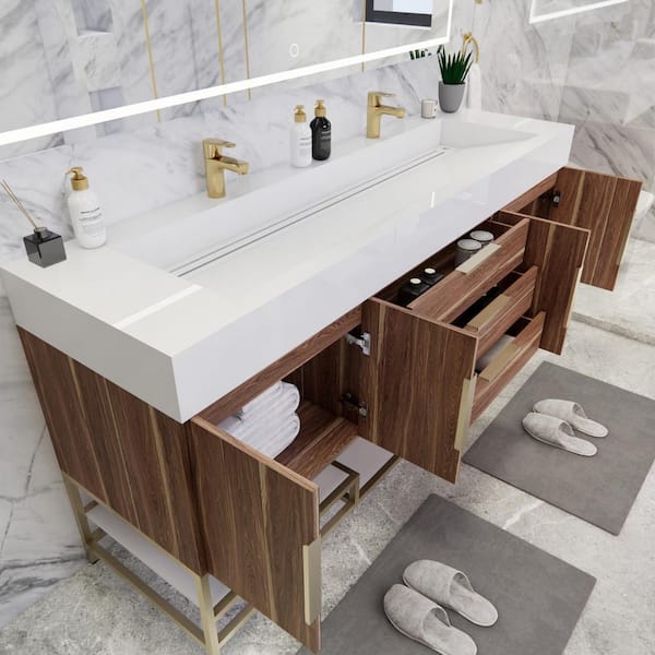 BV Better Vanity Bethany 71 in. W. x 20 in. D x 36 in. H Double