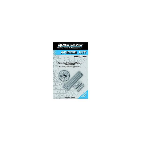 US Marine Products 4-Piece Zinc Anode Kit For Mercury Optimax & Verado Outboards – With Hardware