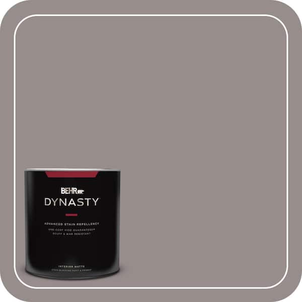 BEHR DYNASTY 1 qt. #BNC-10 Gourmet Mushroom Matte Interior Stain-Blocking Paint and Primer