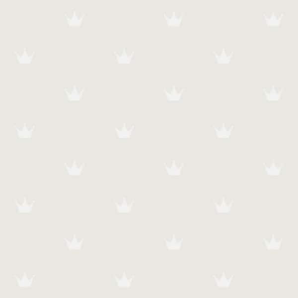 Chesapeake Silver Bea Crowns Matte Non-Pasted Wallpaper Sample