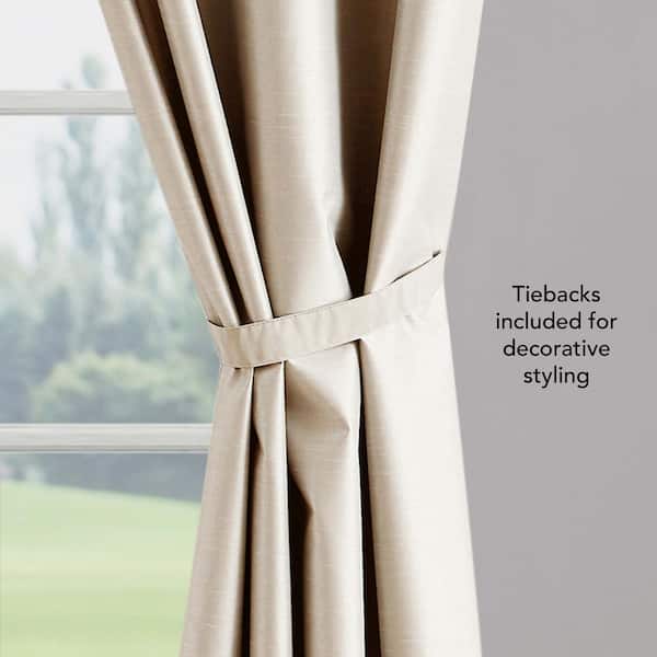 Linen Curtain Tie Backs, Set of 2 / Curtain Holdback / Window Treatments /  Fabric Curtain Hook 