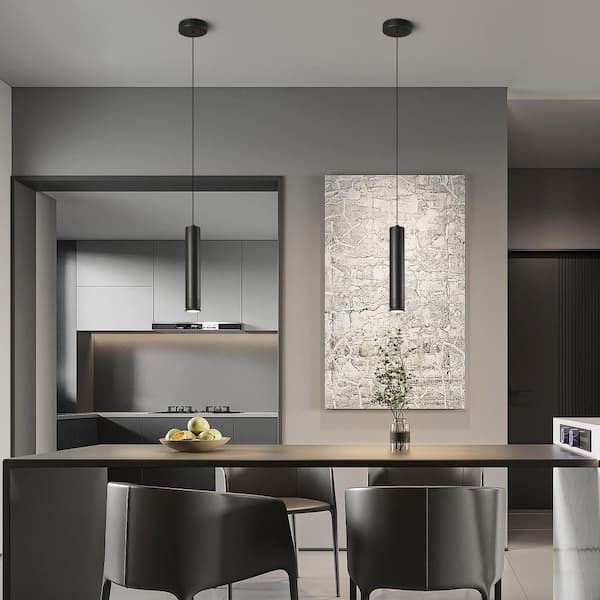 ZHLWIN Home Lighting 4000K 1-Light Black Modern Mini Adjustable