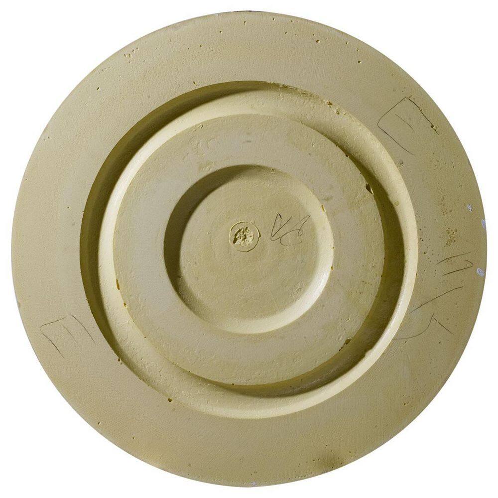 Primed White Traditional Polyurethane Ceiling Medallion, 24.38"