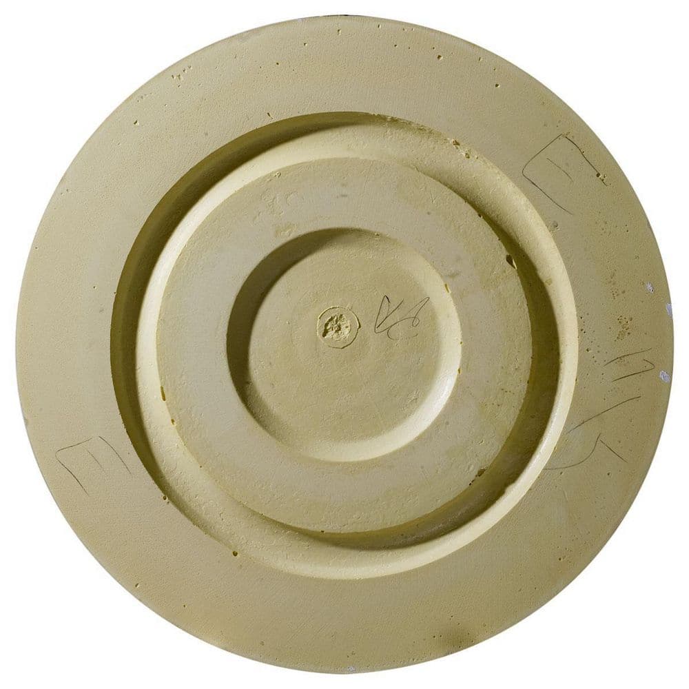 Primed White Traditional Polyurethane Ceiling Medallion, 24.38"