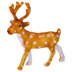 24 in. Lighted Commercial Grade Acrylic Reindeer with Antlers Christmas Display Decoration