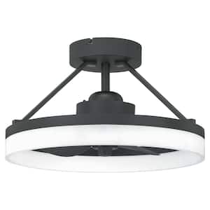 Cohen 19.75 in. Integrated LED Indoor Oil Rubbed Bronze Ceiling Fan