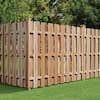 4 in. x 4 in. x 8 ft. Western Red Cedar Fence Post (2-Pack)
