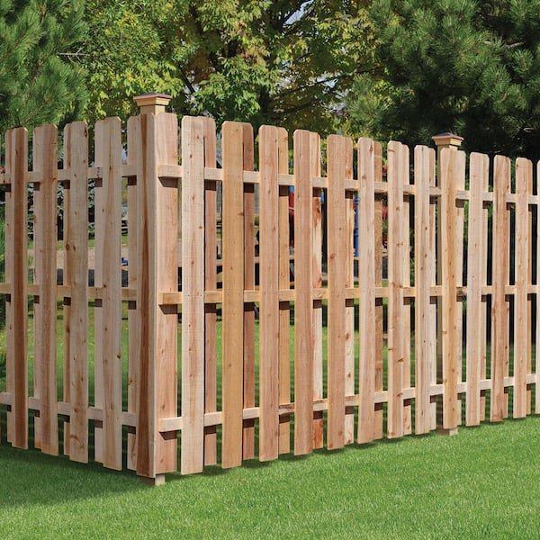 Outdoor Essentials 4 in. x 4 in. x 8 ft. Western Red Cedar Fence Post  (2-Pack) 245388 - The Home Depot