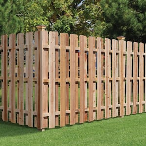 4 in. x 4 in. x 8 ft. Western Red Cedar Fence Post (2-Pack)