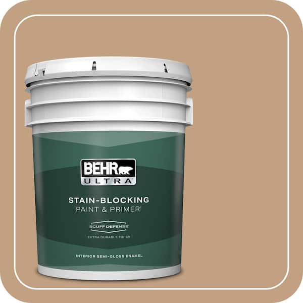 BEHR ULTRA 5 gal. #MQ2-12 Milano Extra Durable Semi-Gloss Enamel Interior Paint & Primer