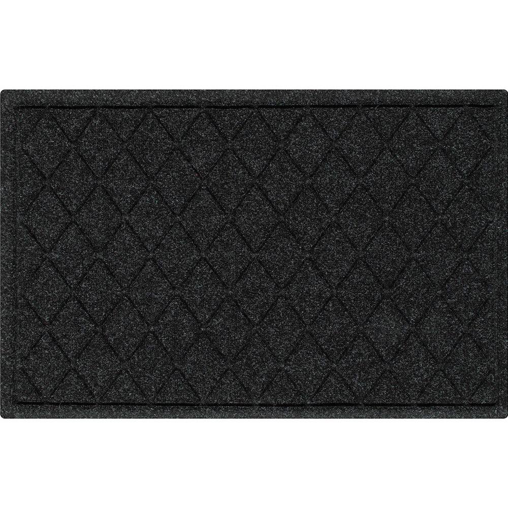 Waterhog Argyle Charcoal 23 in. x 35 in. PET Polyester Indoor Outdoor Door Mat price history on PriceWatchPro