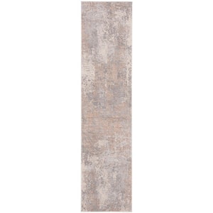 Invista Beige/Cream 2 ft. x 8 ft. Abstract Runner Rug