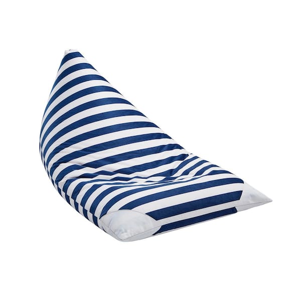 Loungie Navy Microfiber Large (45 - 72 in.) Bean Bag Cover