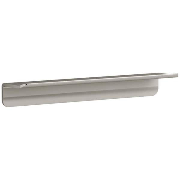 Choreograph 14 in. W Floating Shower Shelf in Anodized Brushed Nickel