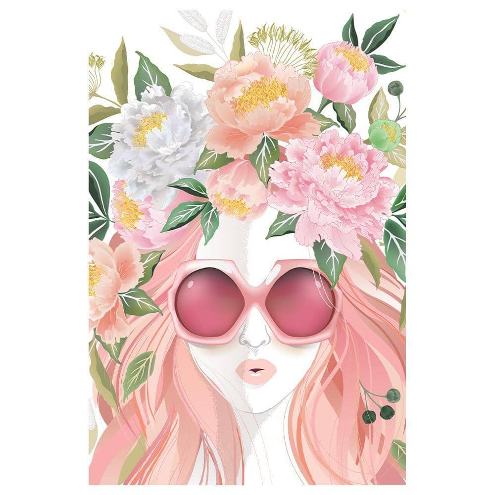 Beauty from within Flowerhead Unknown 1 Piece Unframed Canvas Drawing Print 20 in. x 30 in. price history on PriceWatchPro