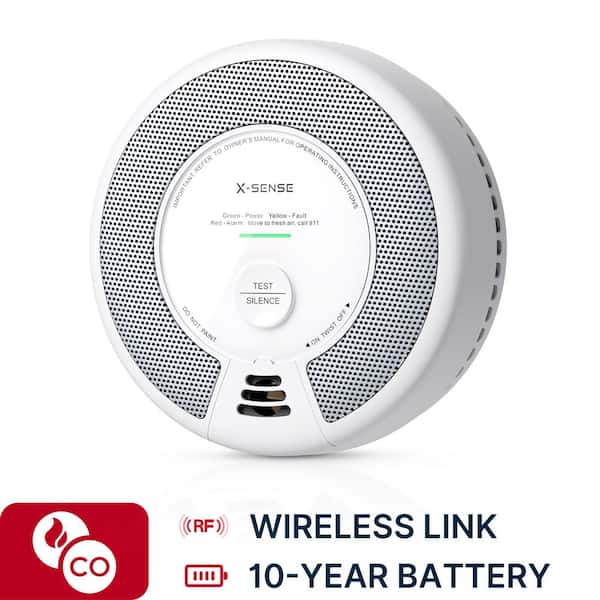 X-SENSE 10-Year Battery Smoke and CO Alarm with Photoelectric