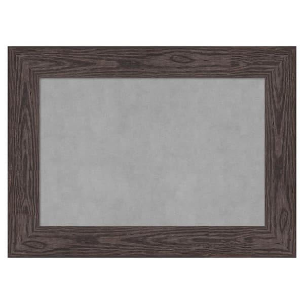 Amanti Art Bridge Black 30 in. x 22 in. Framed Magnetic Board
