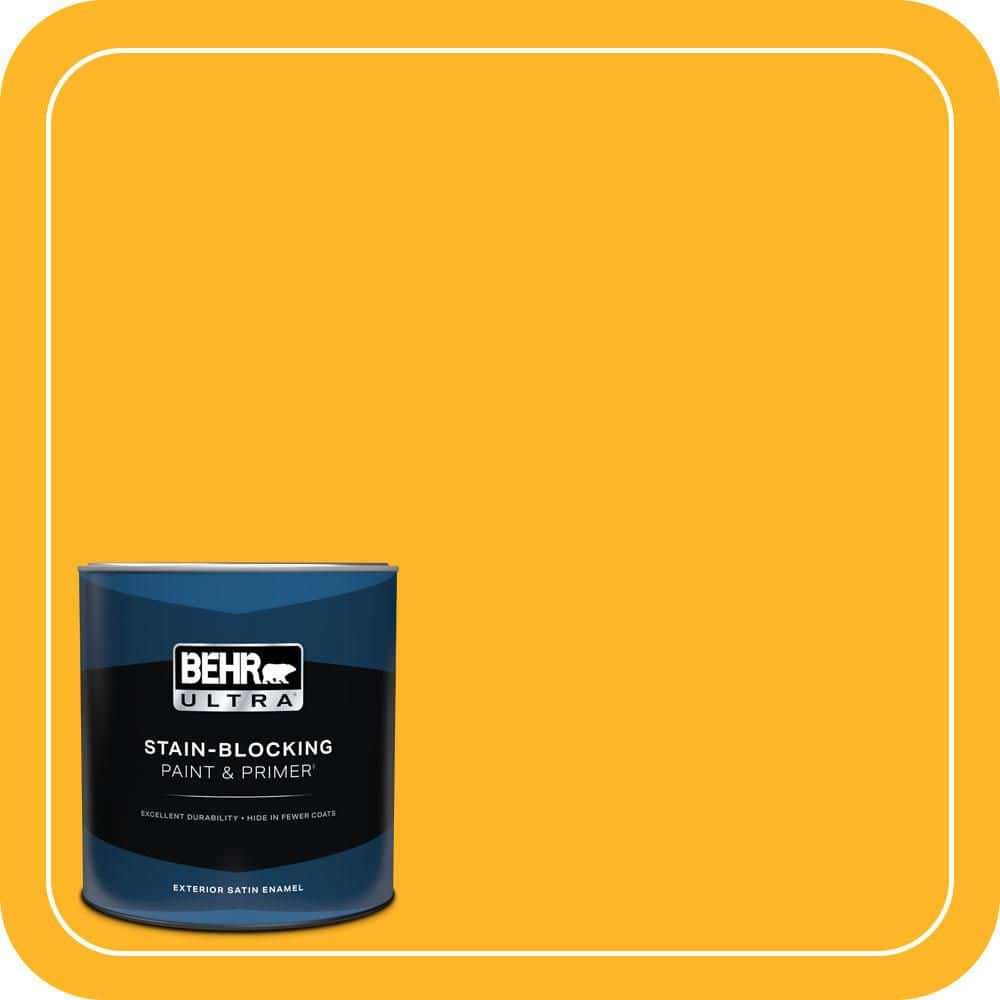 1 qt. #P260-7 Extreme Yellow Satin Enamel Exterior Paint & Primer price history on PriceWatchPro