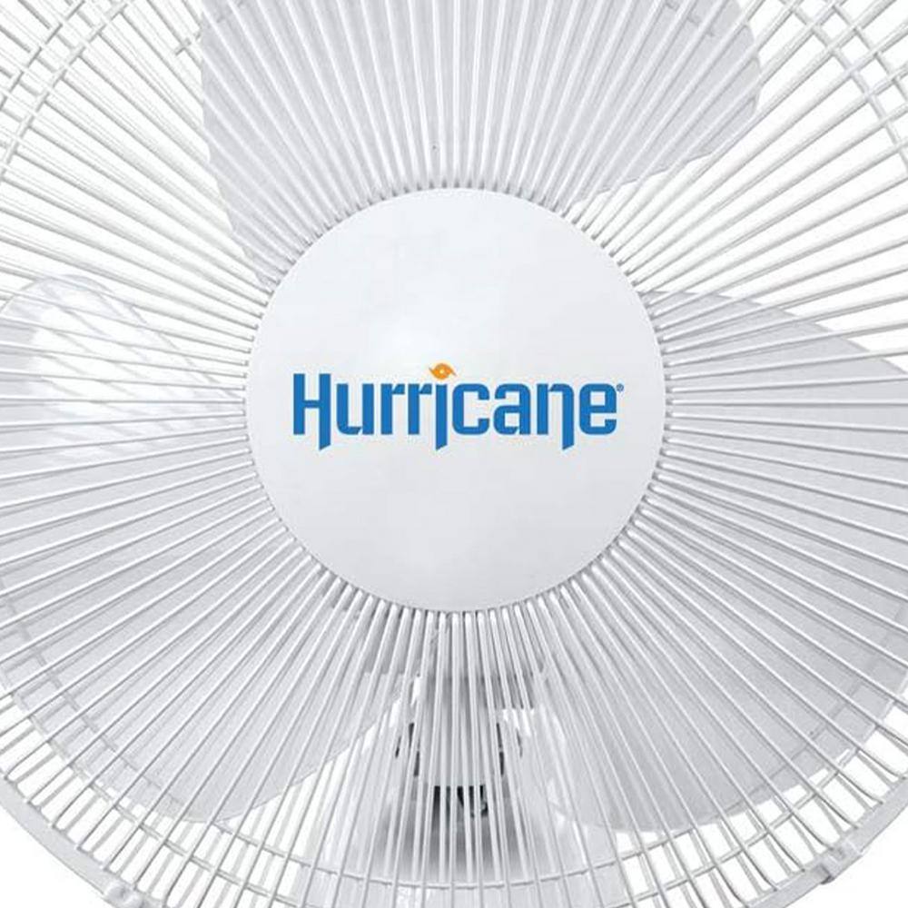 Hurricane Supreme 16 Inch White Plastic Wall Mounted Fan