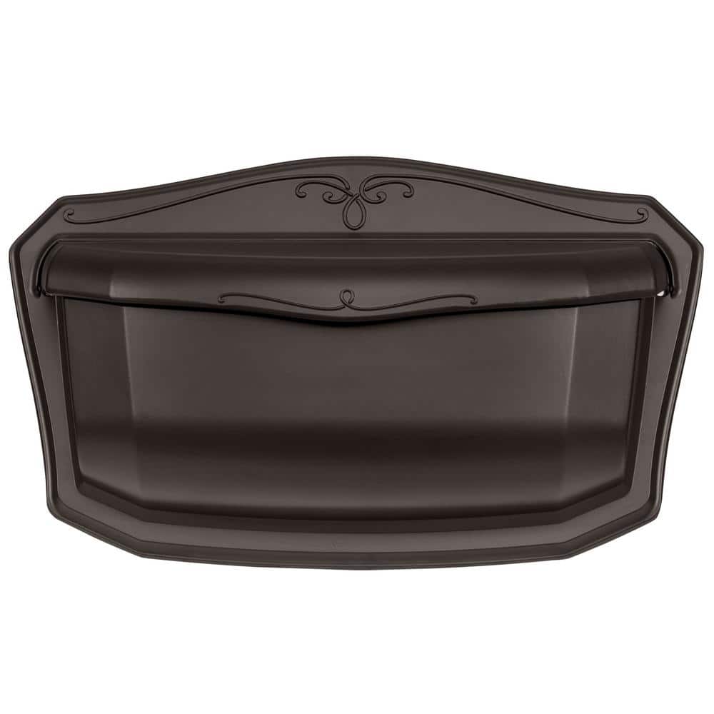 Small Bronze Aluminum Wall Mount Mailbox