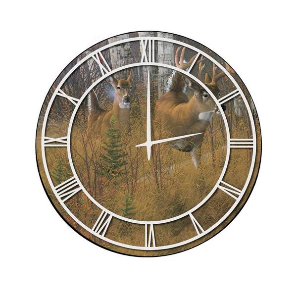 Unbranded "Play the Wind" Full Coverage Art and White Numbers Imaged Wall Clock