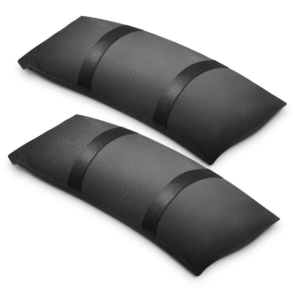 100 lb Umbrella Base Weights – Fillable Sandbags 2-Pack, 600D Oxford, Weatherproof, Velcro For Patio